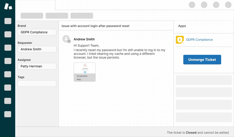 Unmerge Zendesk Tickets Unmerge Zendesk Tickets