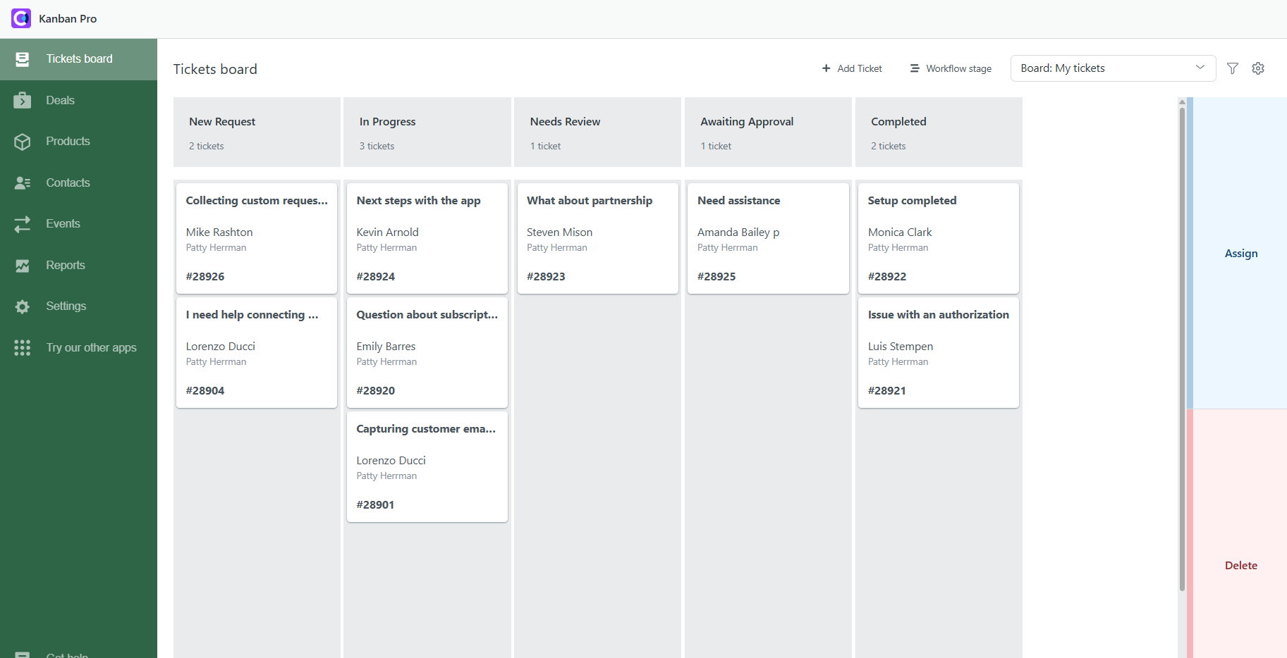 Custom Columns in Zendesk Kanban