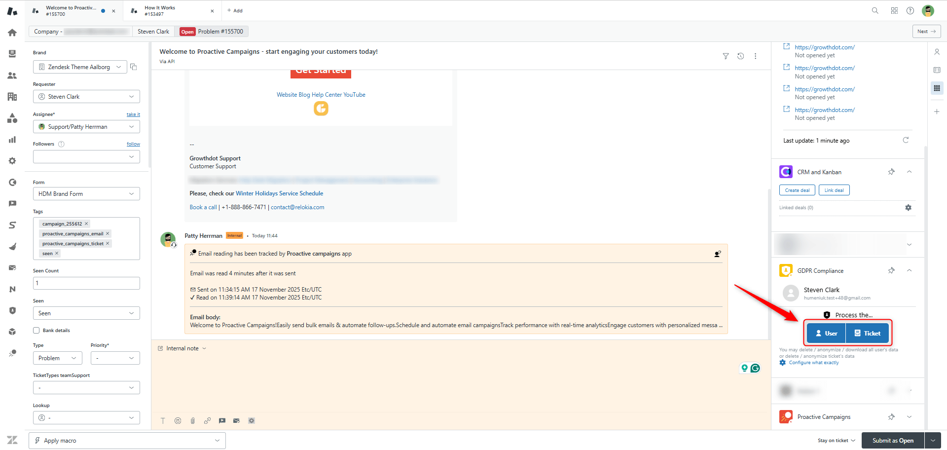 Zendesk Data Protection GDPR Compliance ticket Zendesk Data Protection GDPR Compliance ticket