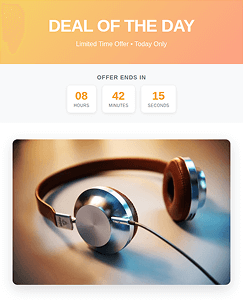 Template preview Deal of the Day