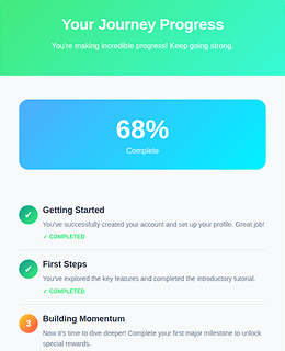 Template preview Journey Tracker