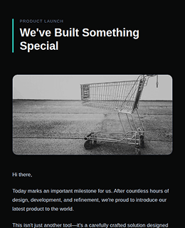 Template preview Launch Announcement