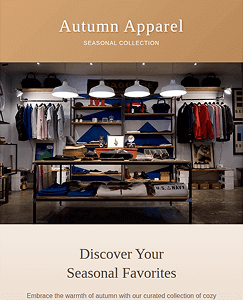 Template preview Seasonal Favorites