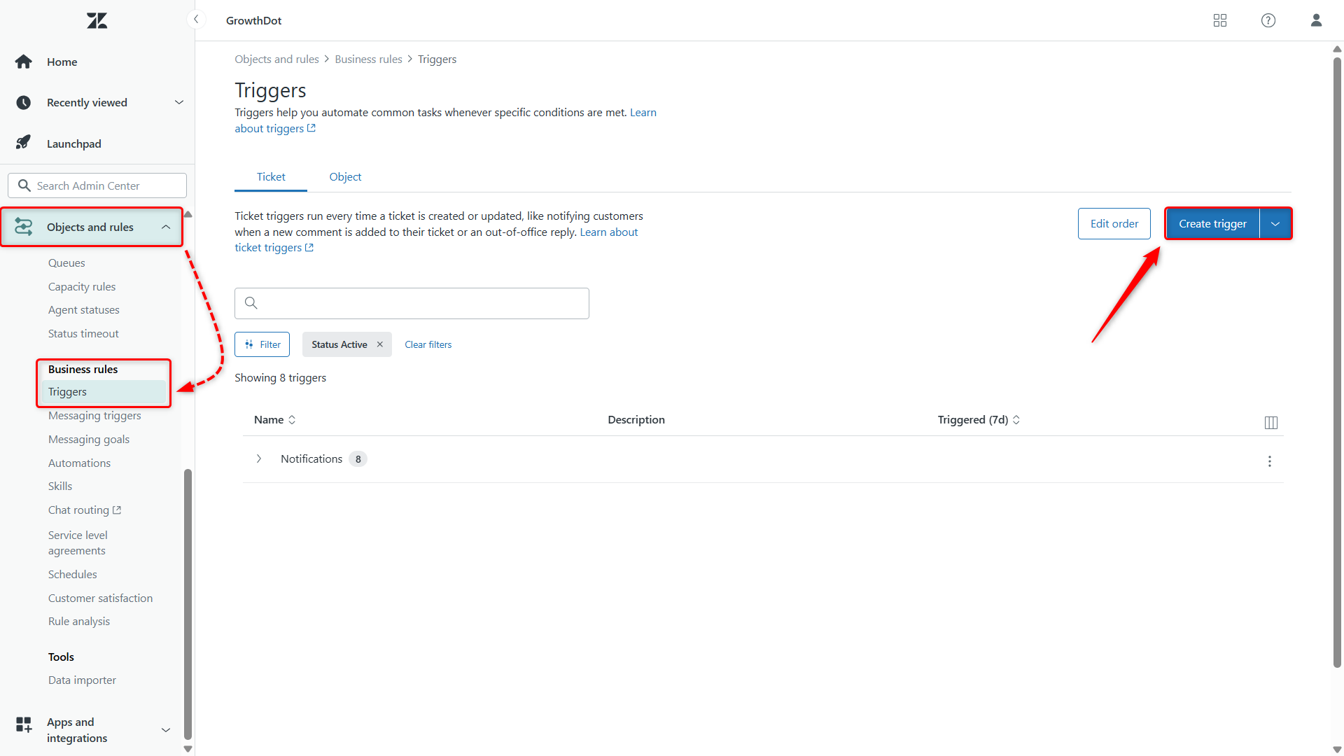 Create Trigger for Survey