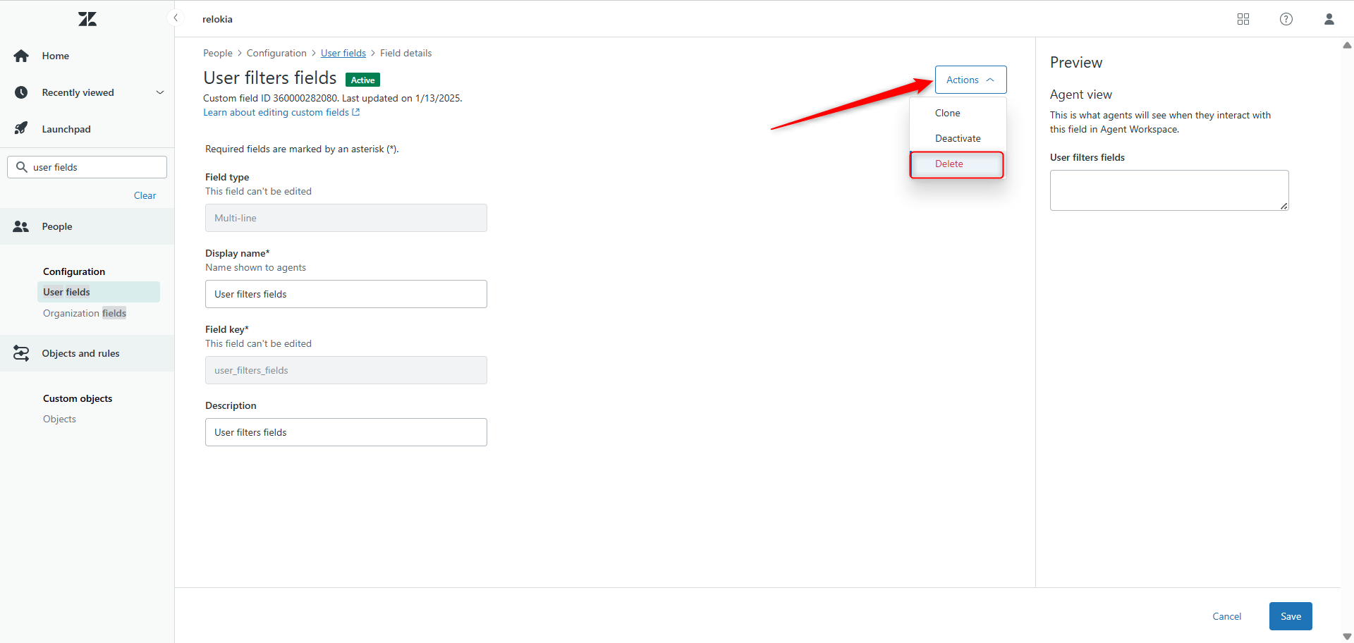 Delete Fields Delete Fields