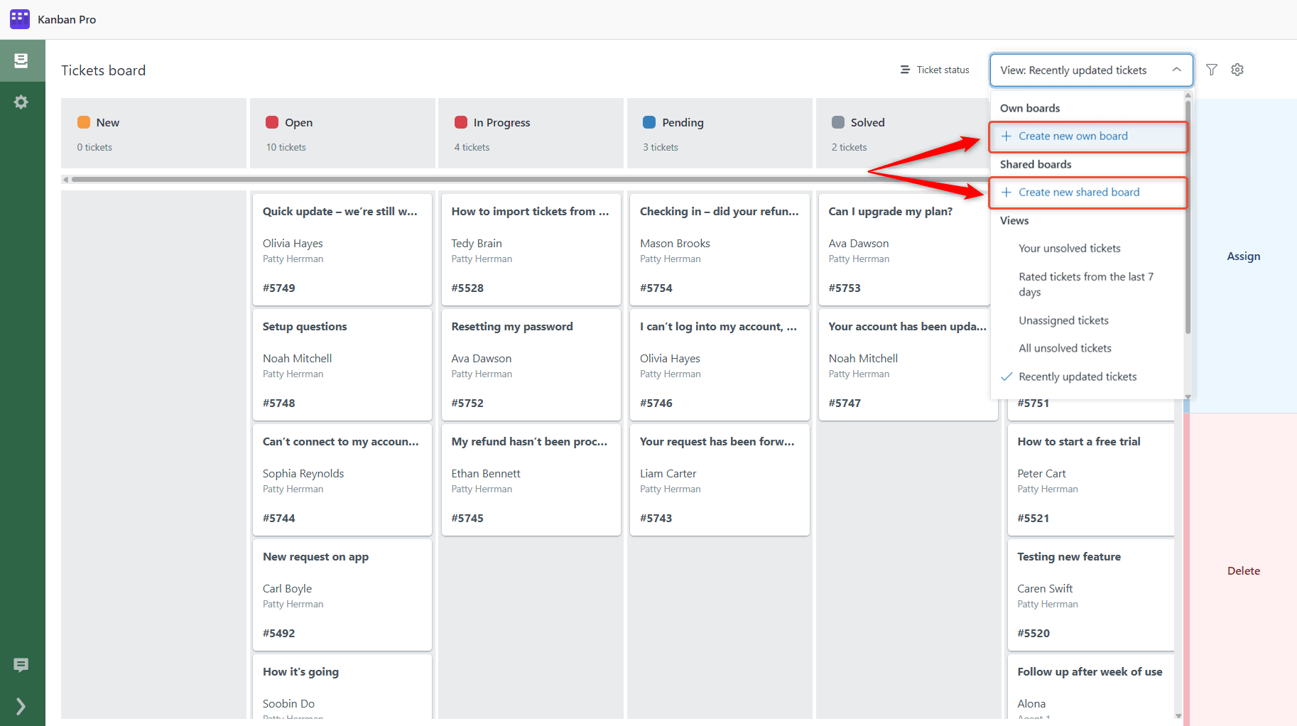 Create Custom Zendesk Board