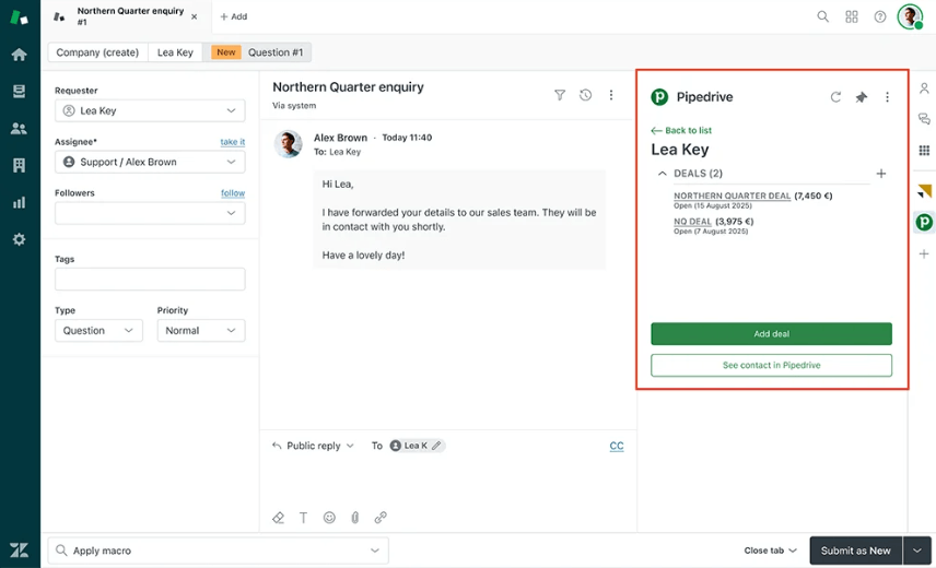 Pipedrive Integration CRM