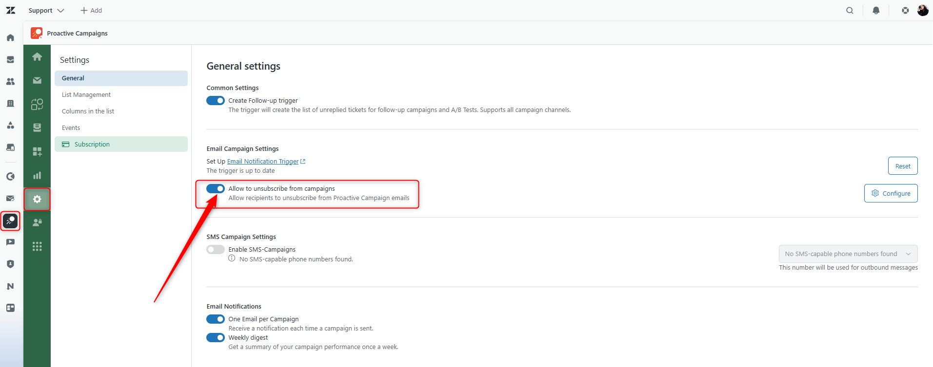 Allow To Unsubscribe Allow To Unsubscribe