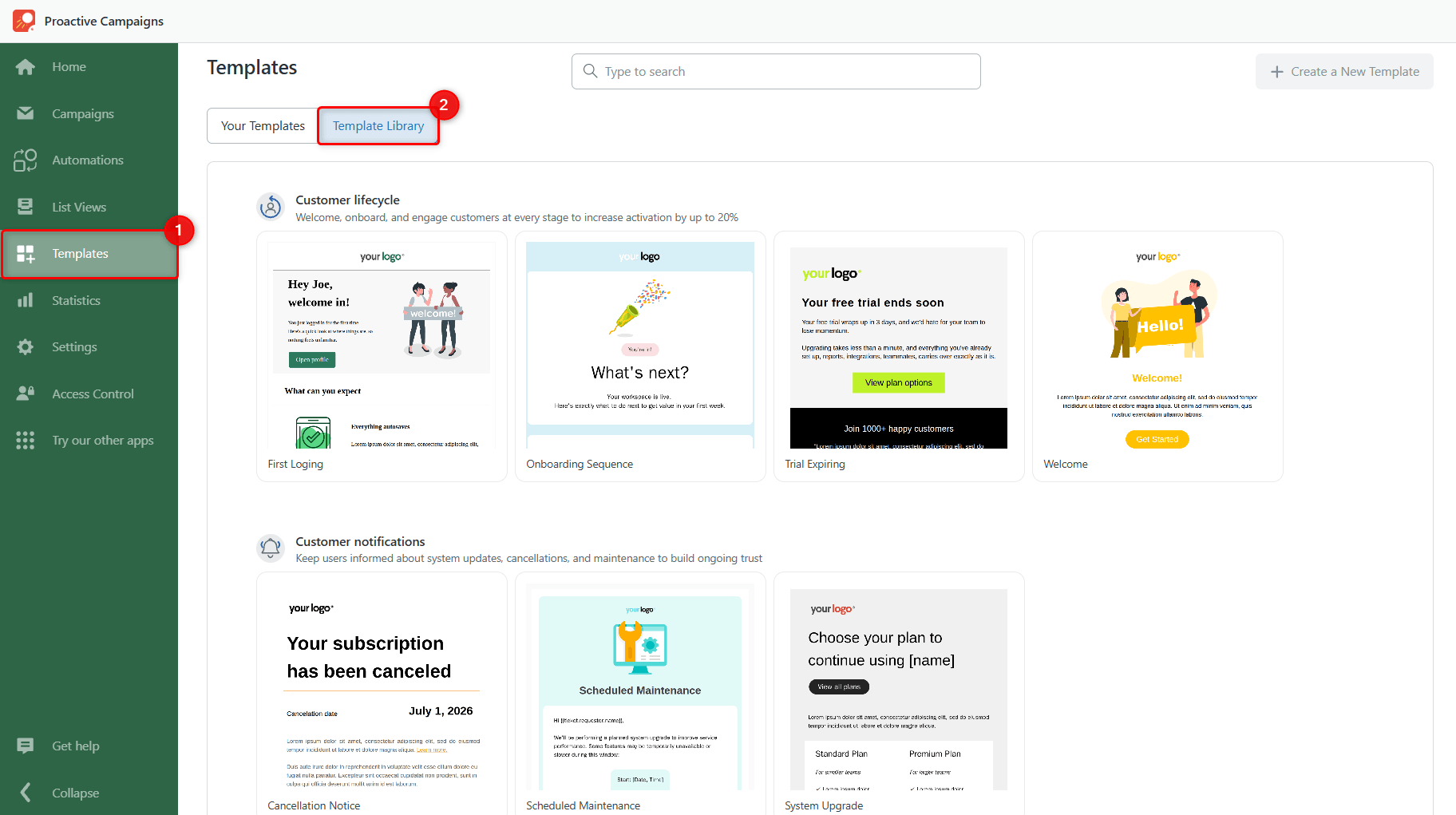 New Template Library