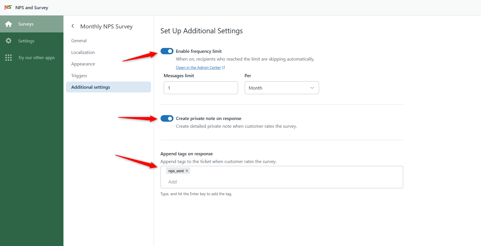 Step 5: Configure Settings Step 5: Configure Settings