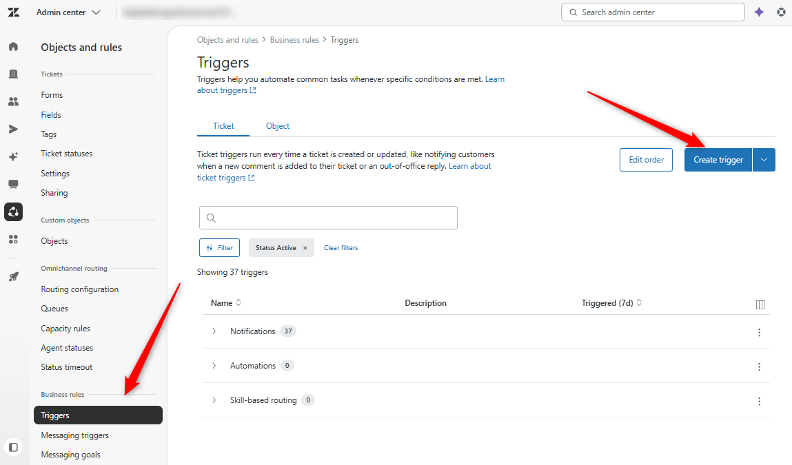 Create trigger for brand